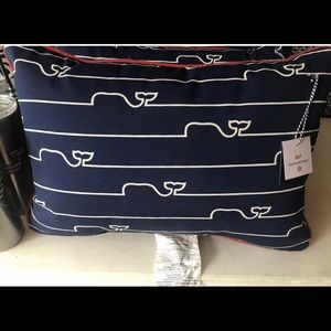 Vineyard Vines target whale pillow